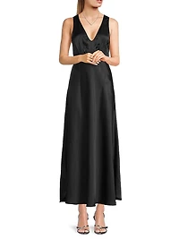 Reine Satin Maxi Dress