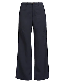 Abra Wide-Leg Cargo Pants
