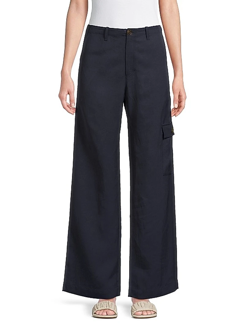 Abra Wide-Leg Cargo Pants
