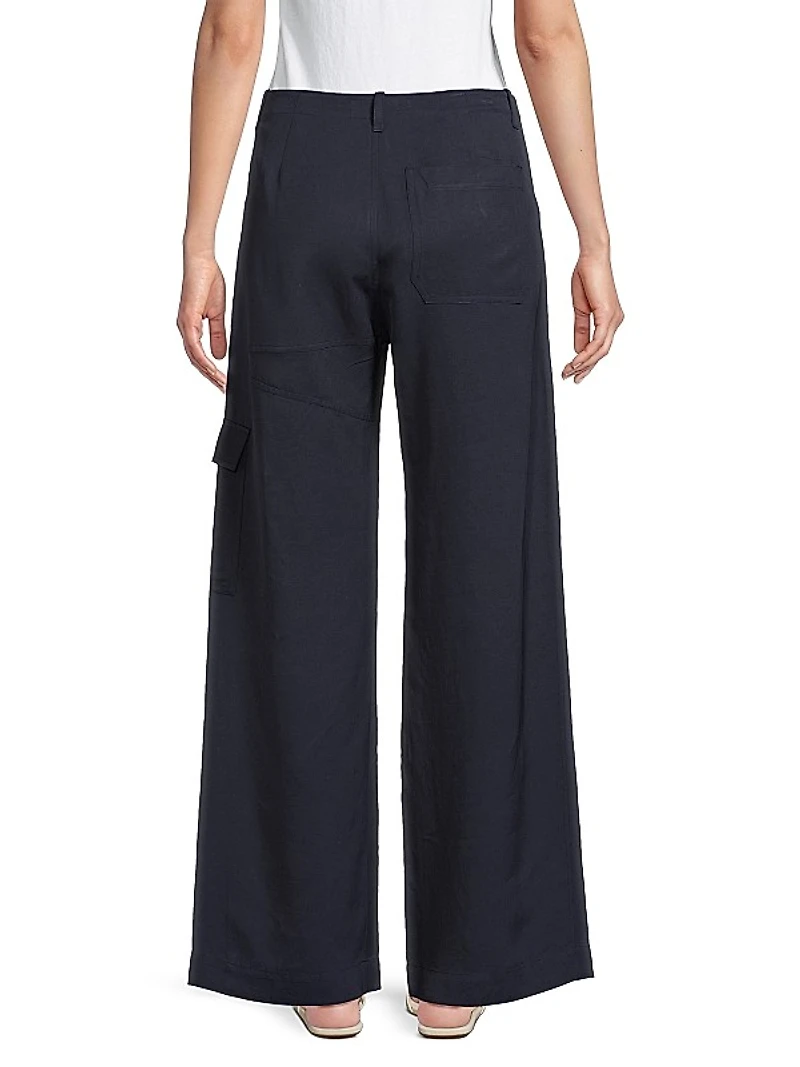 Abra Wide-Leg Cargo Pants