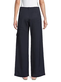 Abra Wide-Leg Cargo Pants