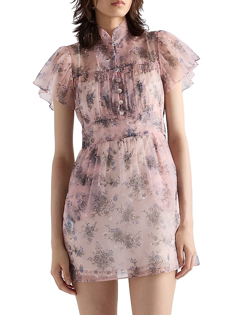 Nylonette Mini-Dress