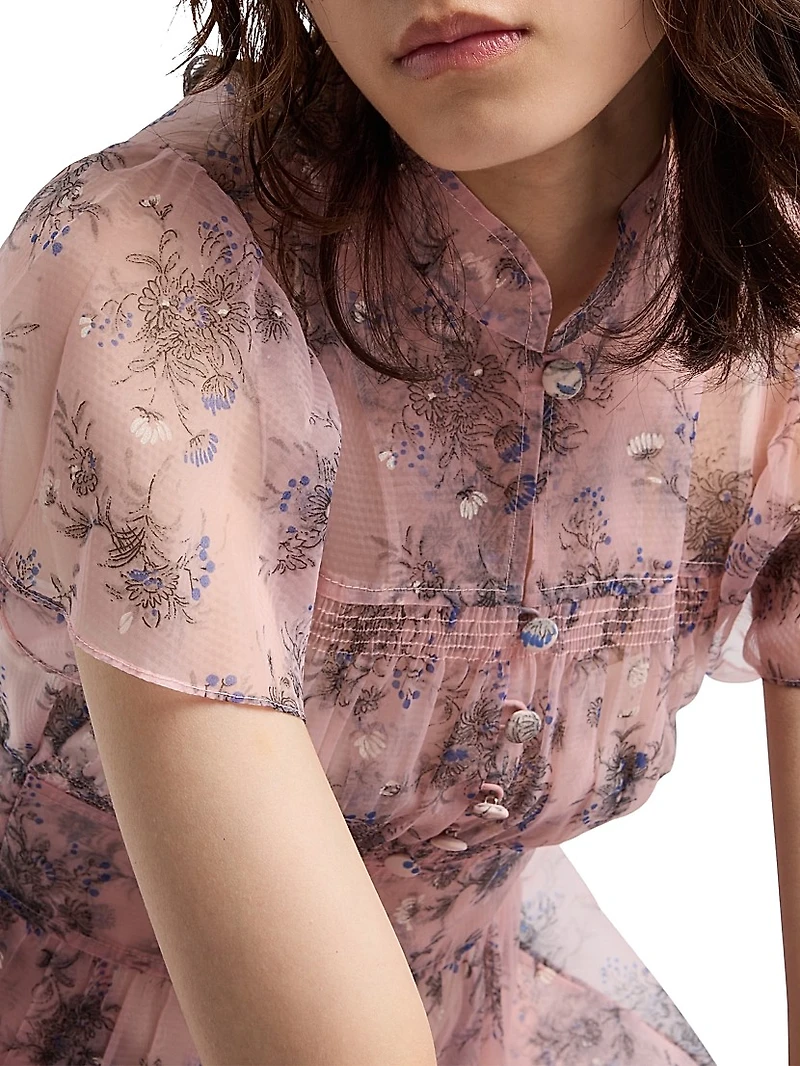 Nylonette Mini-Dress