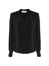 Olympia Long Sleeve Silk Top