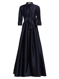 Shirt Waist Tafetta Gown