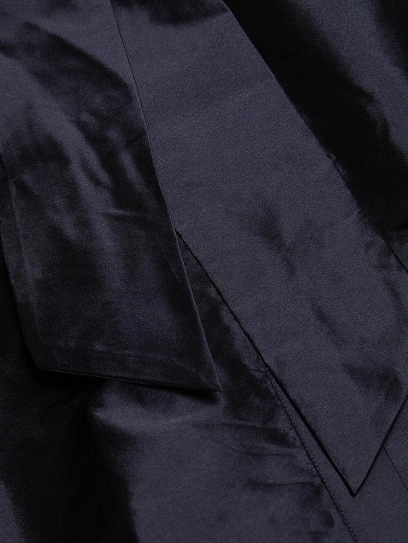 Shirt Waist Tafetta Gown