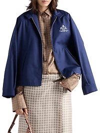 Poplin Blouson Jacket