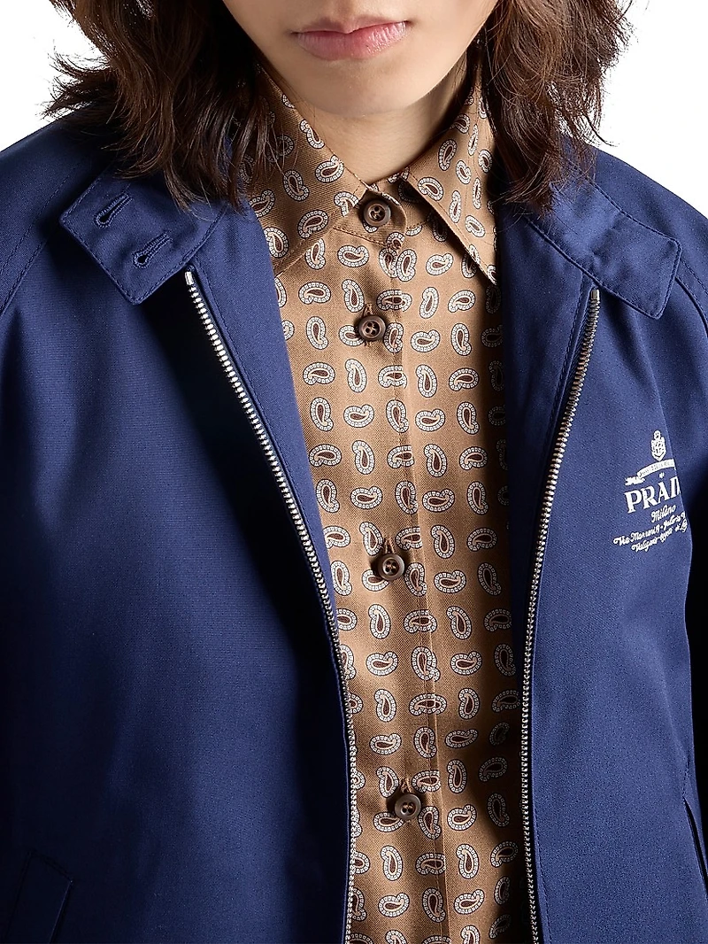 Poplin Blouson Jacket