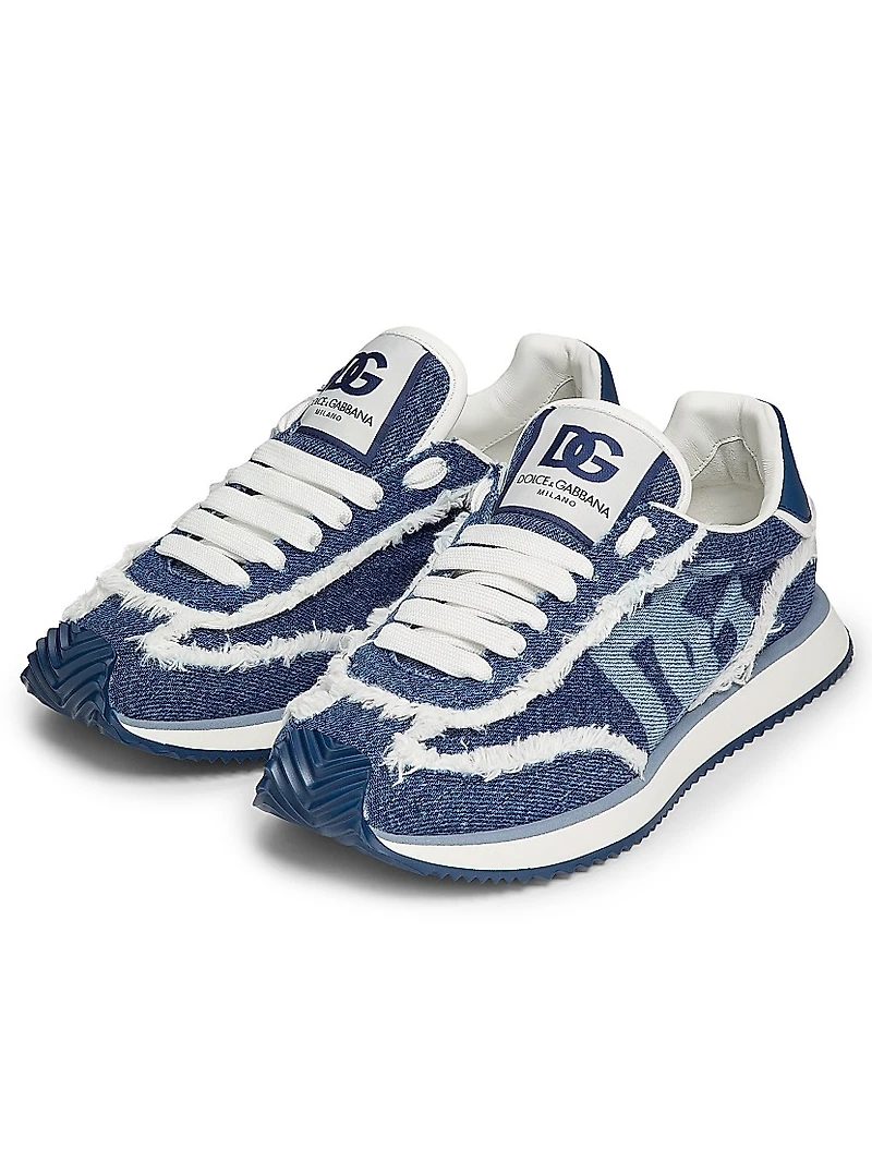 Denim Low-Top Sneakers