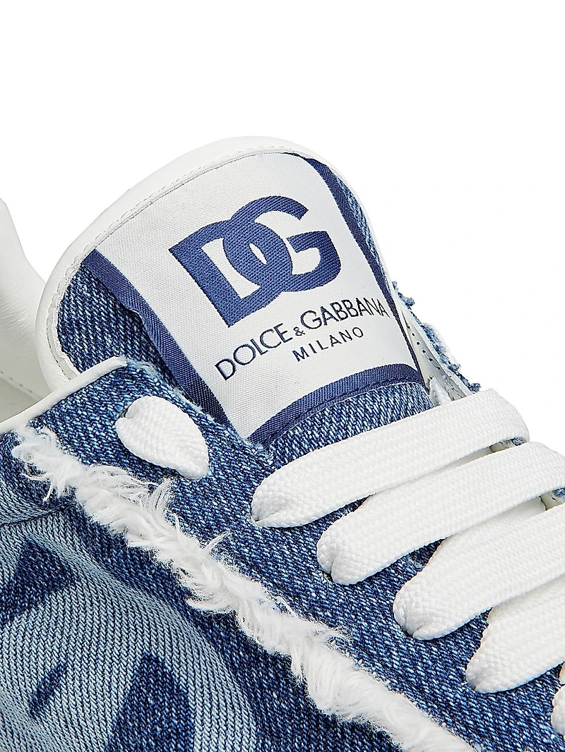 Denim Low-Top Sneakers