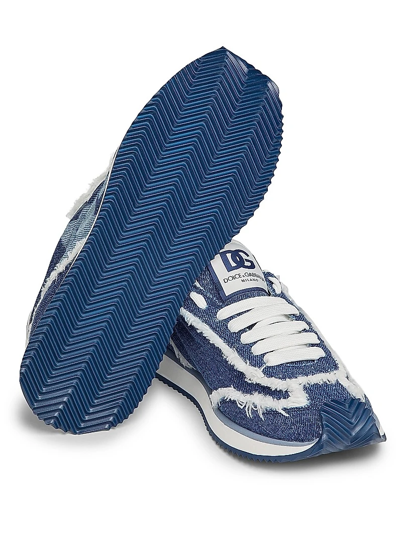 Denim Low-Top Sneakers