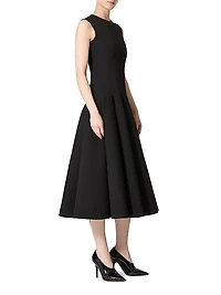Luxury Crepe Midi Dress