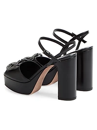 VLogo Signature 115MM Platform Sandals Calfskin