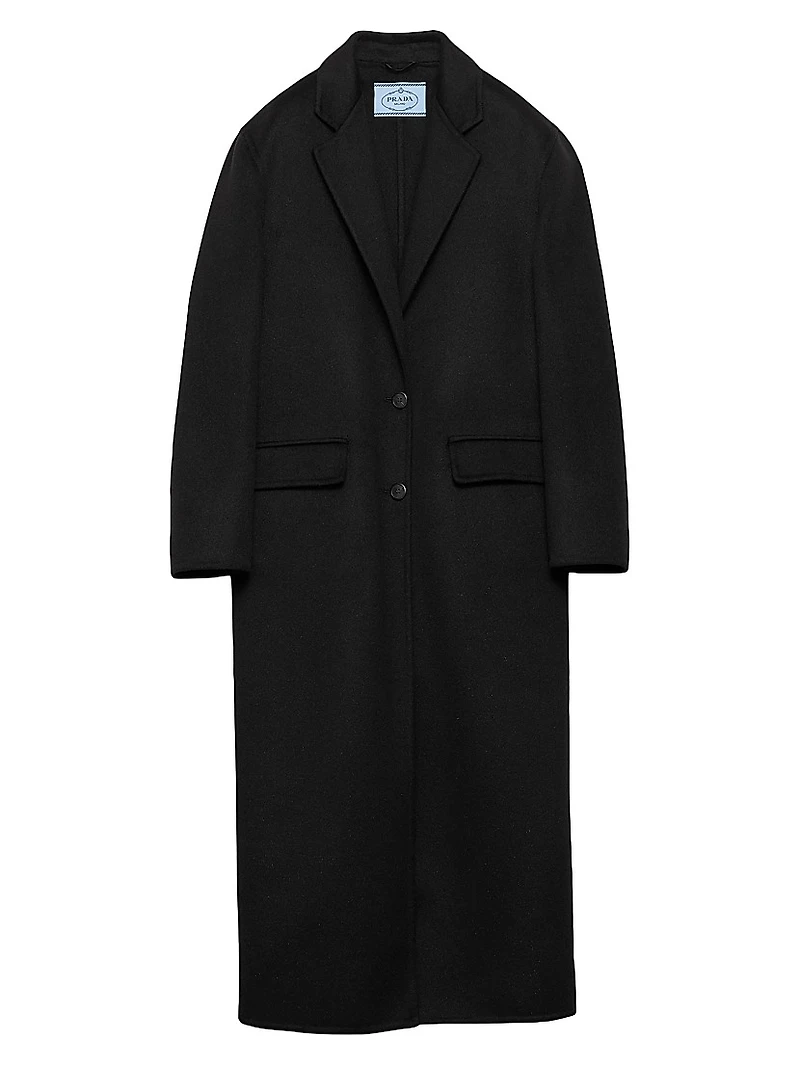 Single-Breasted Cashgora Coat