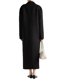 Single-Breasted Cashgora Coat