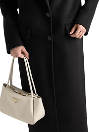 Single-Breasted Cashgora Coat