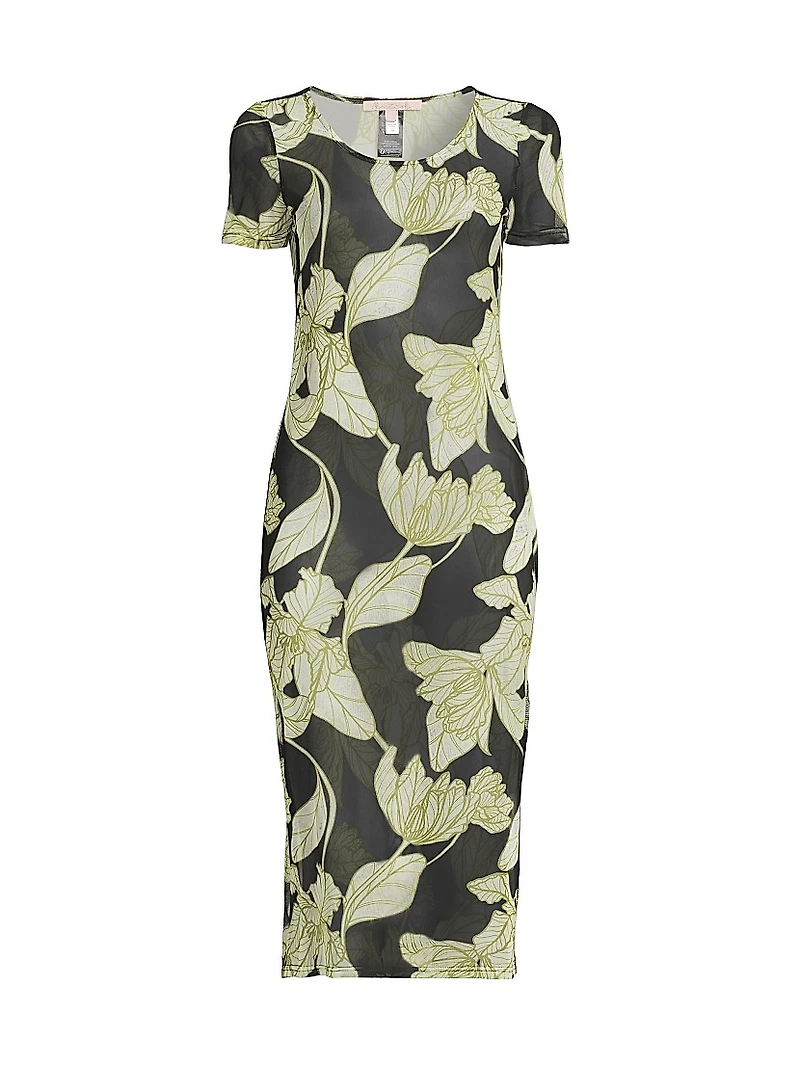 Boden Floral Mesh Cover-Up
