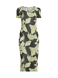 Boden Floral Mesh Cover-Up