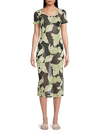 Boden Floral Mesh Cover-Up