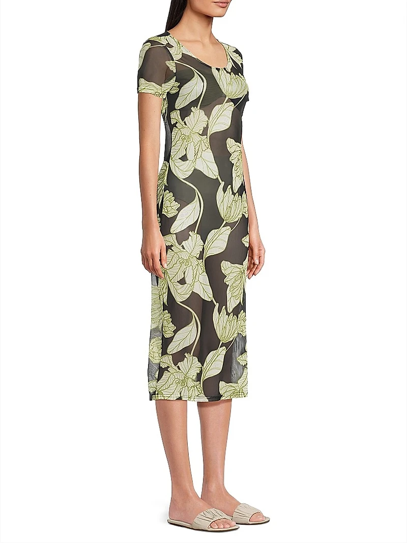 Boden Floral Mesh Cover-Up