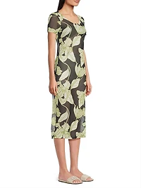Boden Floral Mesh Cover-Up