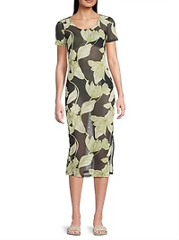 Boden Floral Mesh Cover-Up