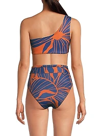 Pacie Floral One-Shoulder Bikini Top