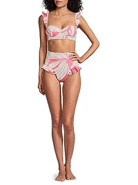 Wila Floral Ruffle Bikini Bottom