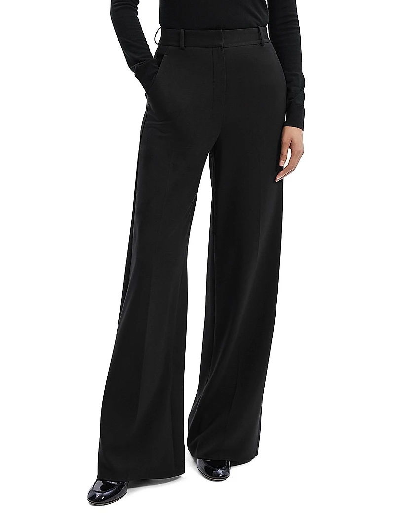 High-Rise Wide-Leg Pants