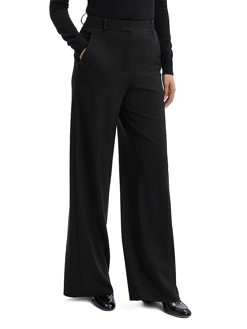 High-Rise Wide-Leg Pants