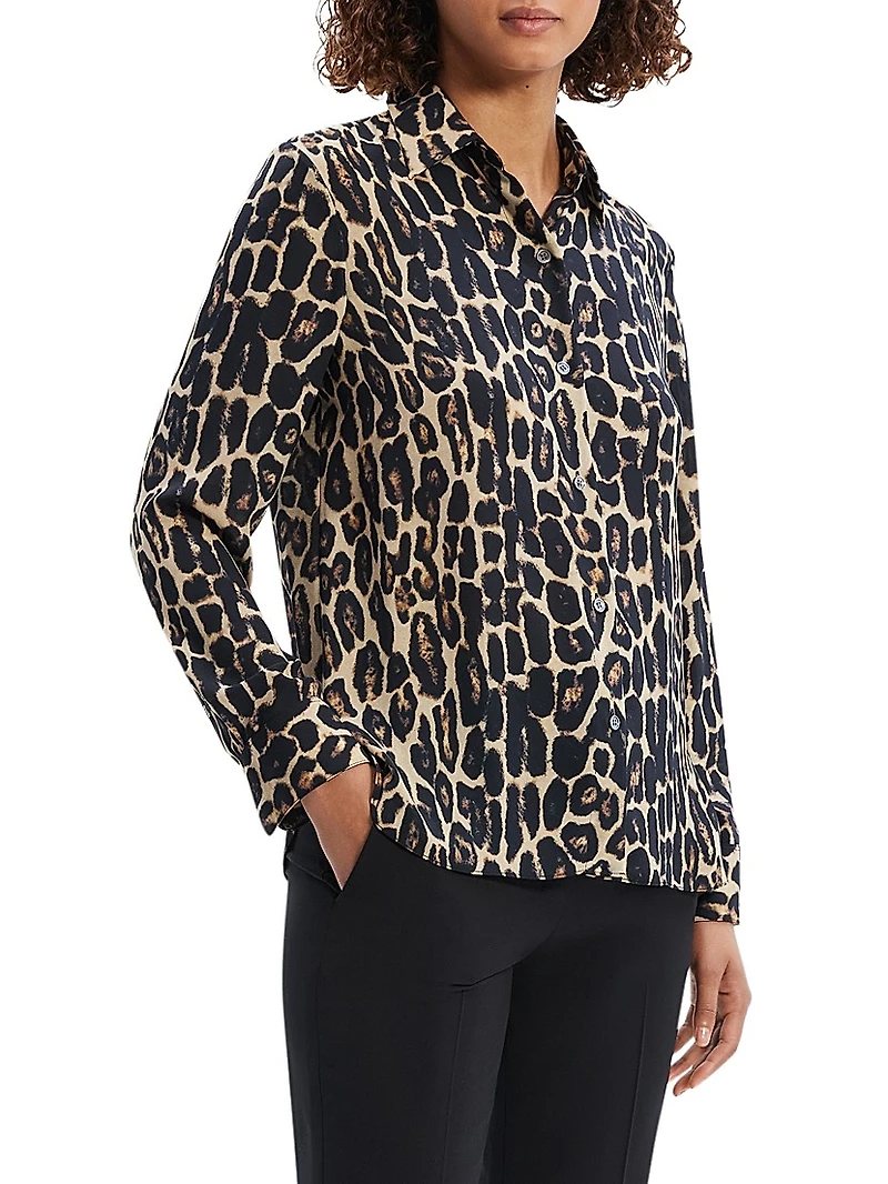 Leopard Long-Sleeve Shirt