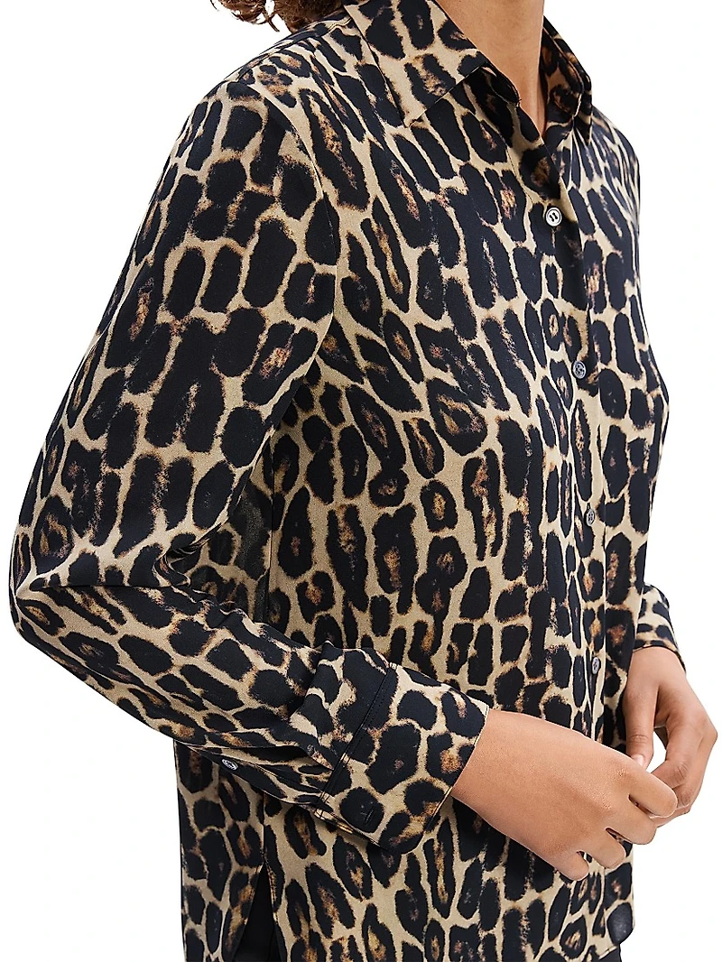 Leopard Long-Sleeve Shirt