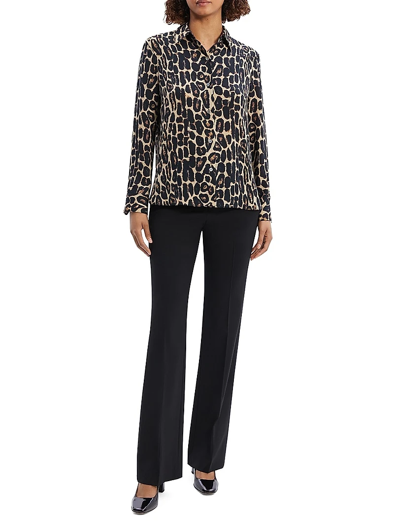 Leopard Long-Sleeve Shirt