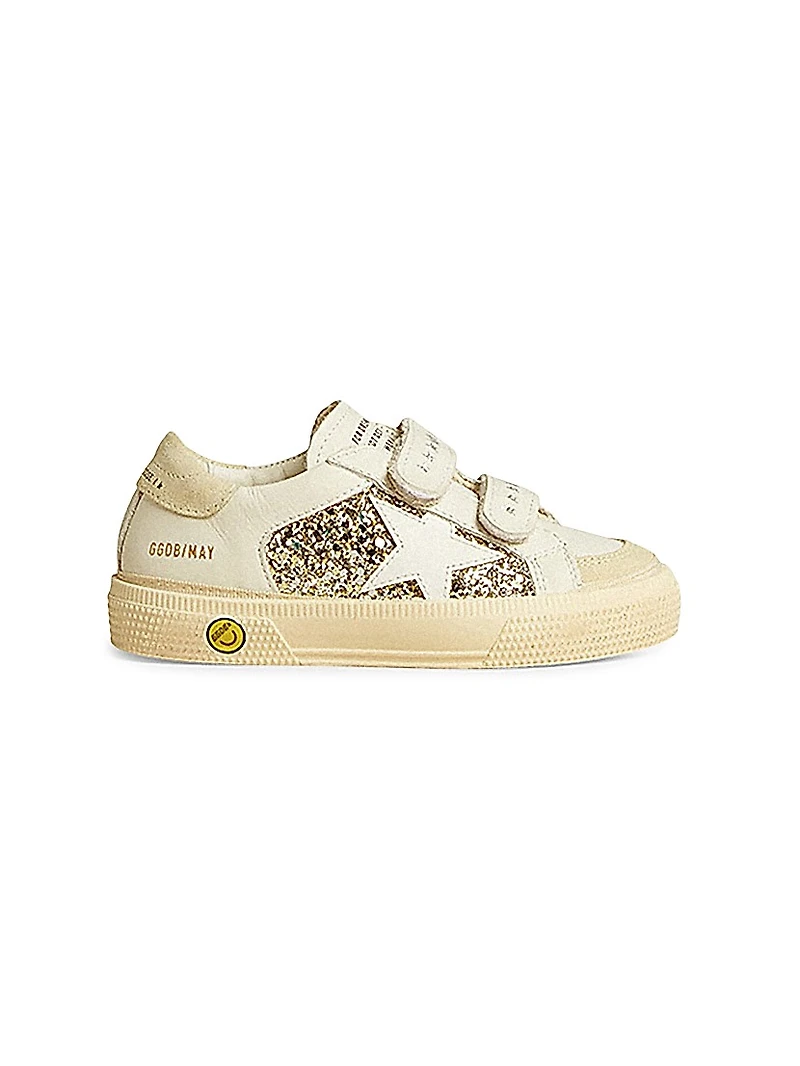 Baby Girl's, Little Girl's & Glitter Suede Sneakers