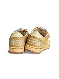 Bbay's, Little Kid's & Ballstar Suede Flocked Star Sneakers