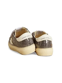 Baby's, Little Kid's & May School Laminated Glitter Platform Sneakers