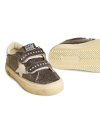 Baby's, Little Kid's & May School Laminated Glitter Platform Sneakers