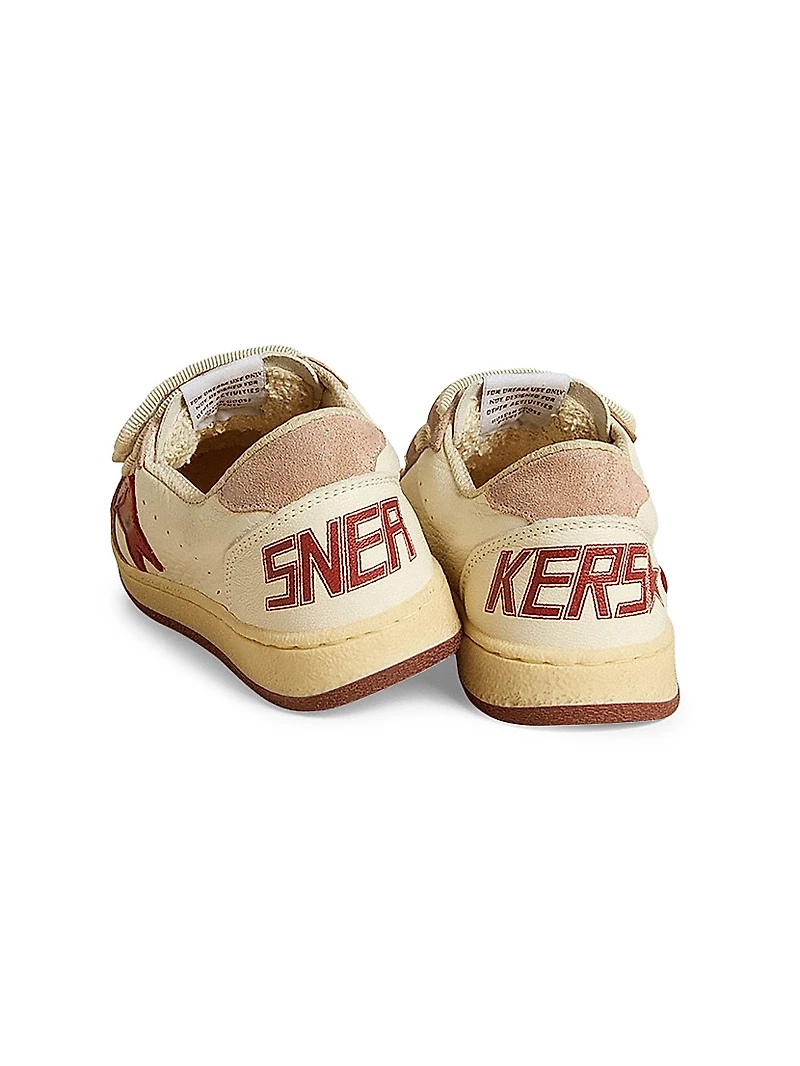 Baby's, Little Kid's & Ballstar Suede Sneakers