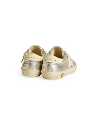 Baby Girl's, Little Girl's & Super Star Laminated Leather Sneakers