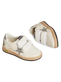 Baby Girl's, Little Girl's & Ballstar Glitter Star Sneakers