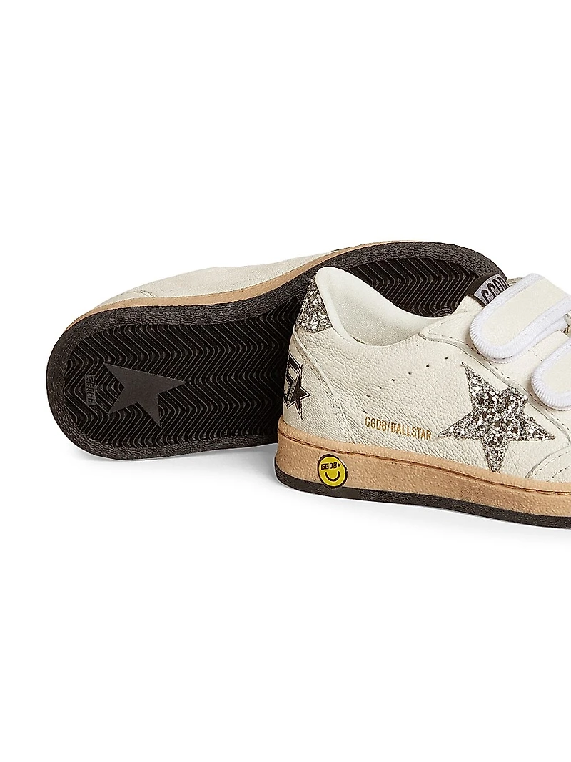 Baby Girl's, Little Girl's & Ballstar Glitter Star Sneakers
