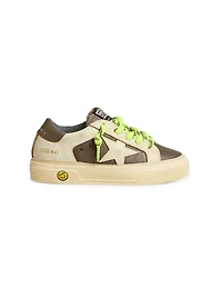 Baby's, Little Kid's & May Leather Platform Sneakers