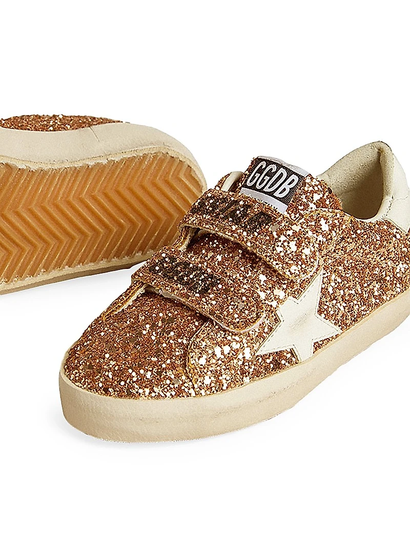 Baby Girl's, Little Girl's & Old School Glitter Sneakers