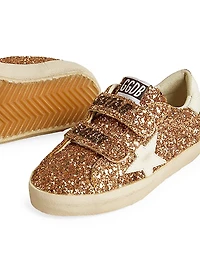 Baby Girl's, Little Girl's & Old School Glitter Sneakers