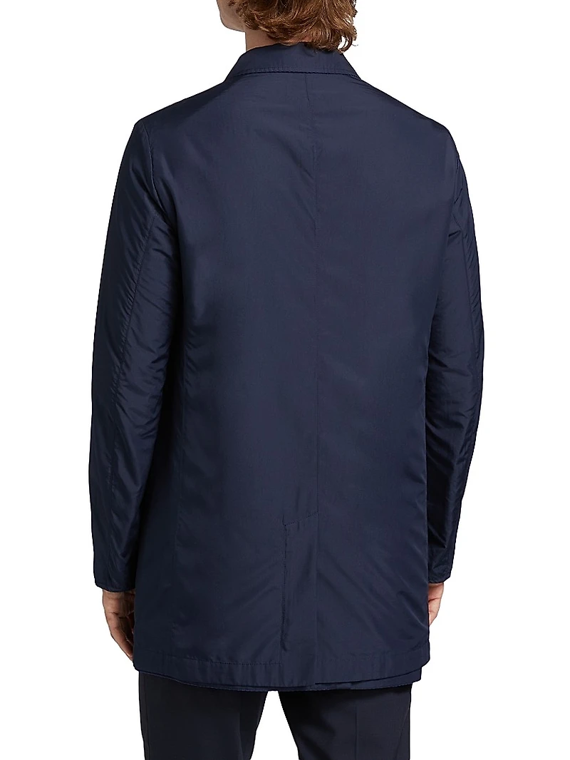 Reversible Seersucker Coat