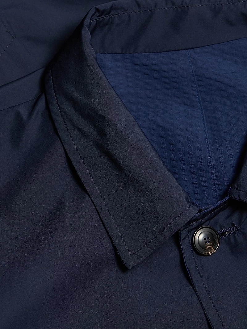 Reversible Seersucker Coat