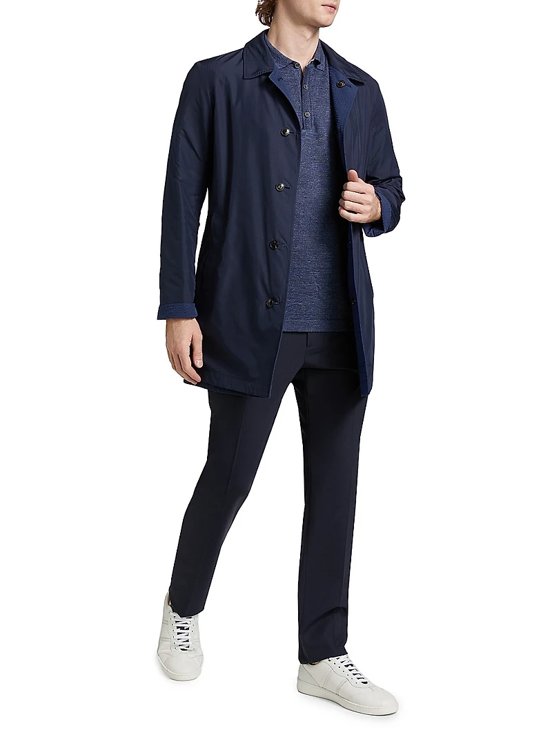 Reversible Seersucker Coat