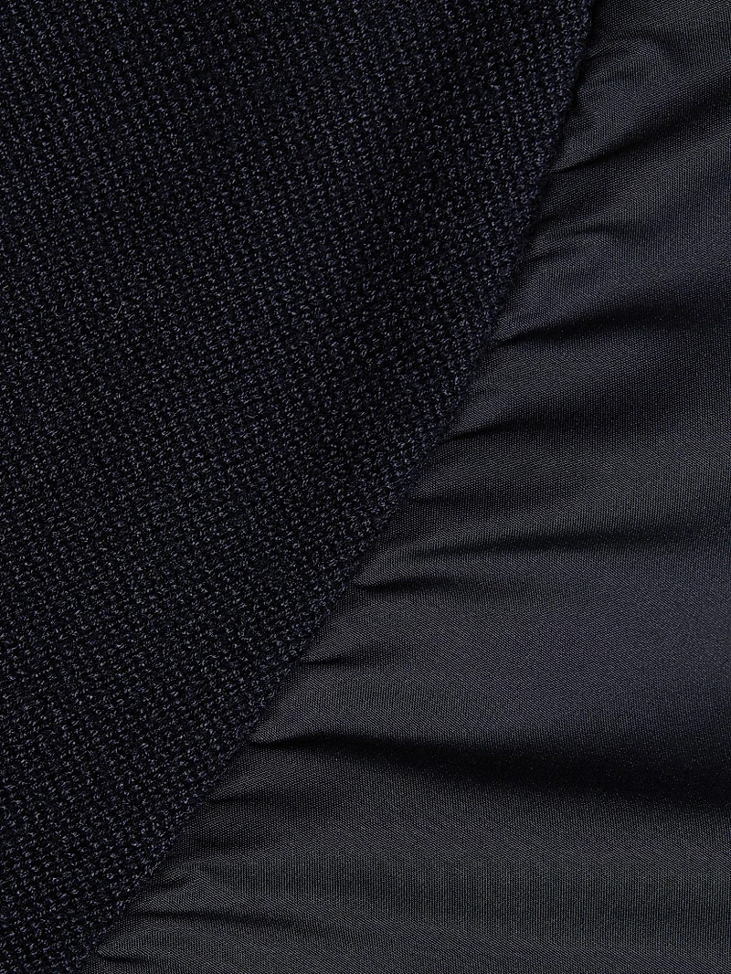 COLLECTION Mixed-Media Hoodie