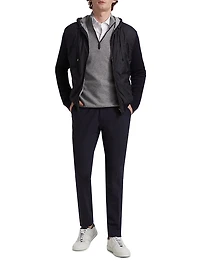 COLLECTION Mixed-Media Hoodie