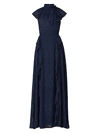 Astreri Ruffle Cap Sleeve Dress